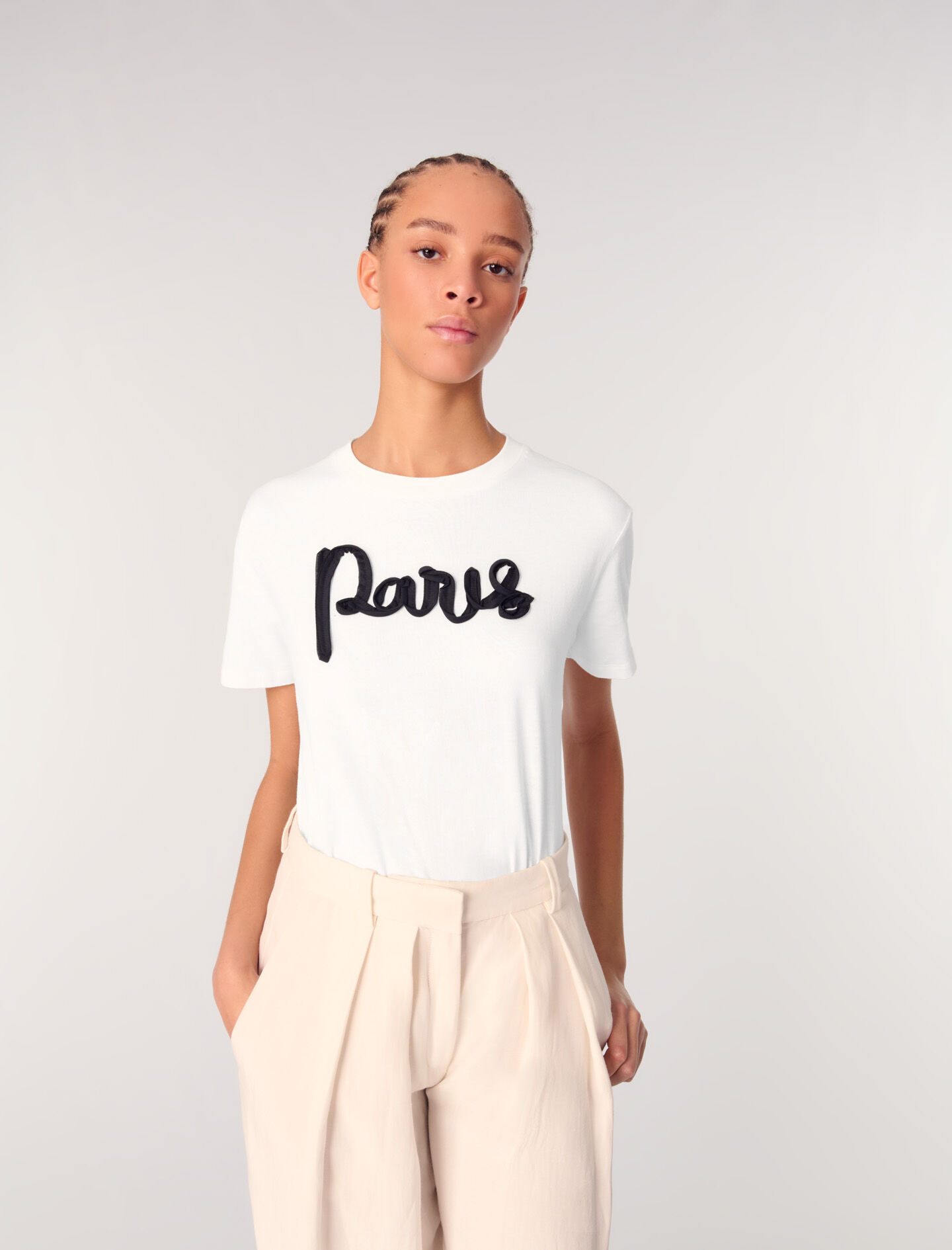 ★marie claire ★ Paris baguette print t-shirt MARIE CLAIRE – unitplace2