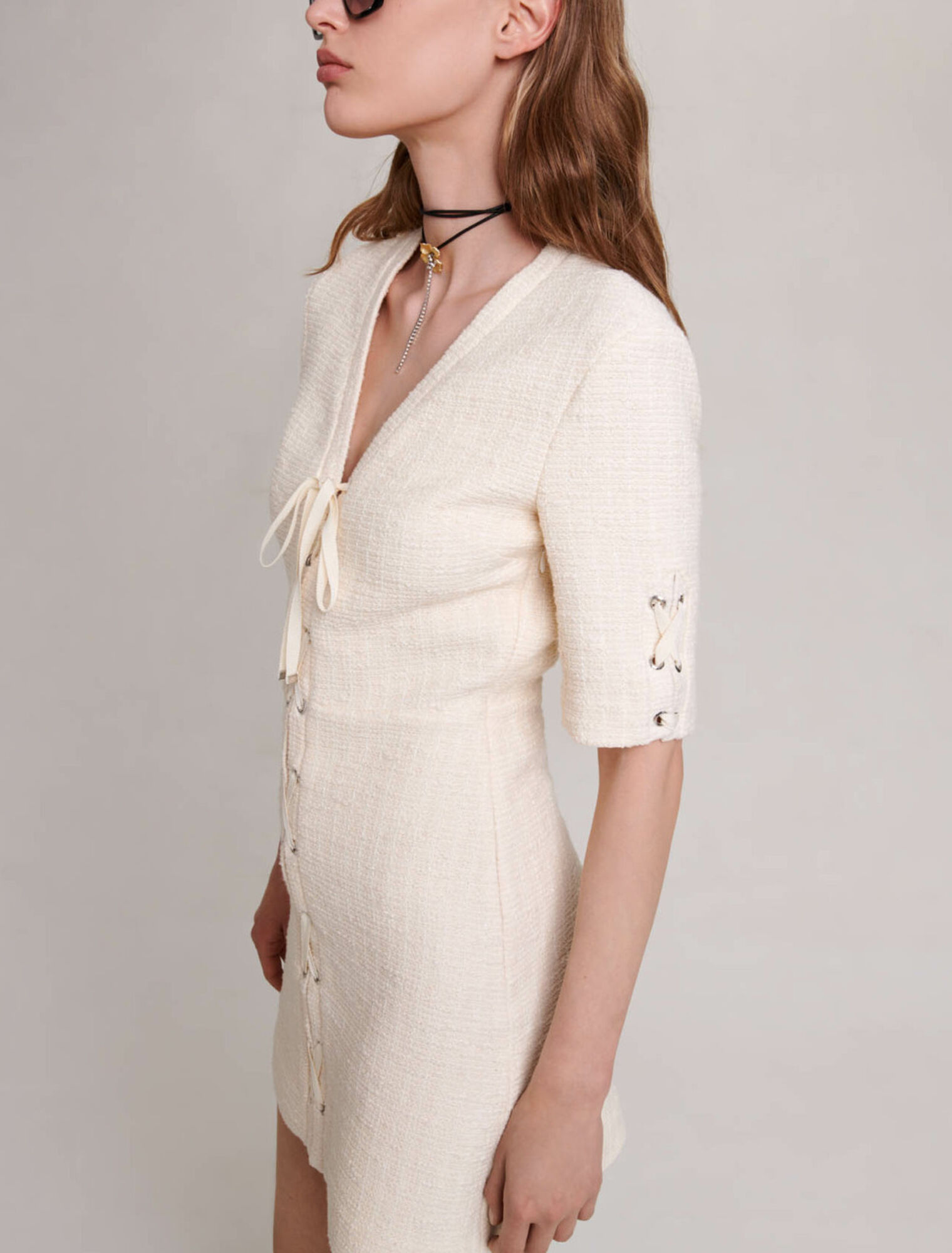 Short tweed dress