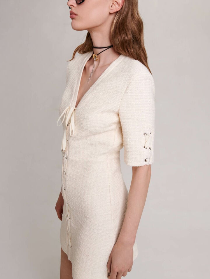 Short tweed dress