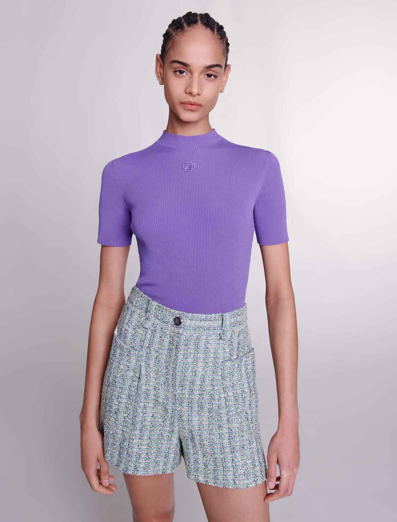 Tweed shorts