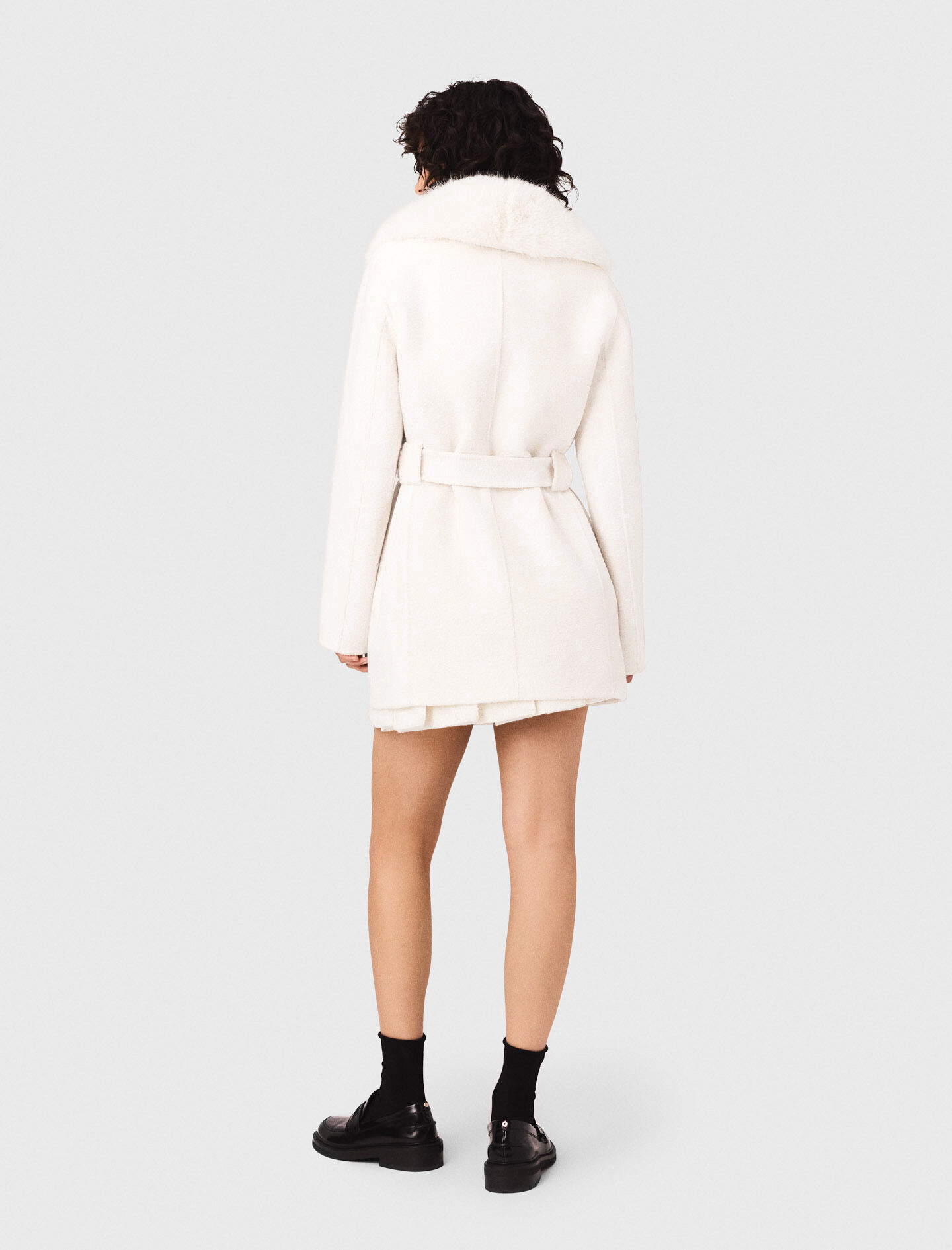 andmary Ange short coat  Ivory/アイボリー ANDMARY】Ange short coat