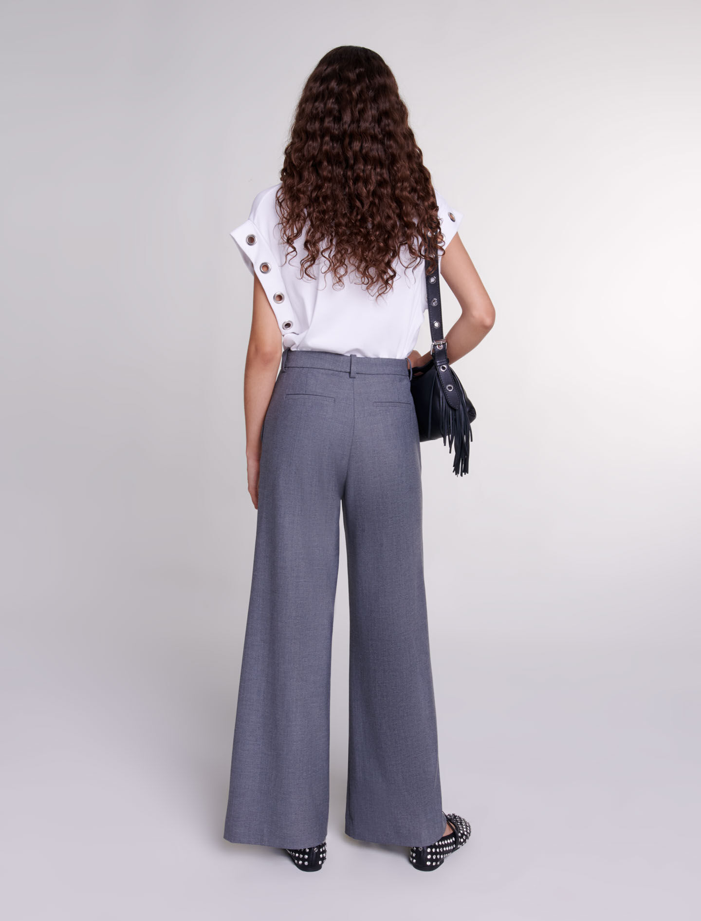 Wide-leg trousers