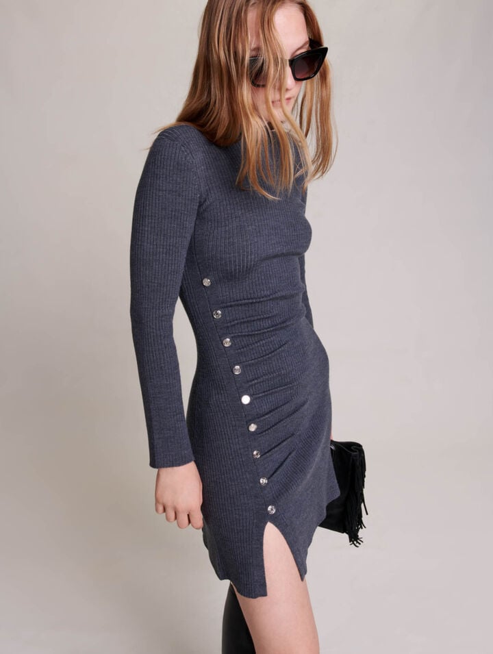 Short knit dress