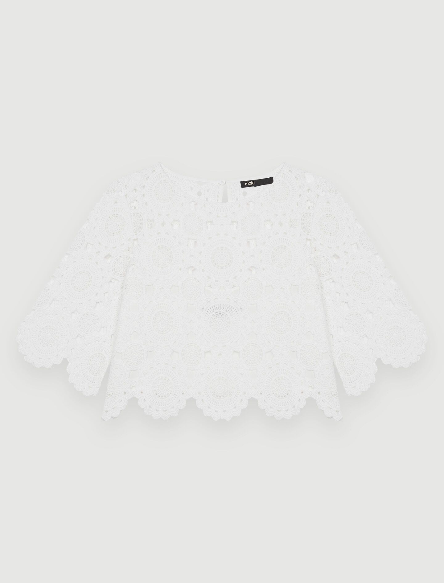 majeページ Pointed-toe leather boots Black / Gray For Women | Maje