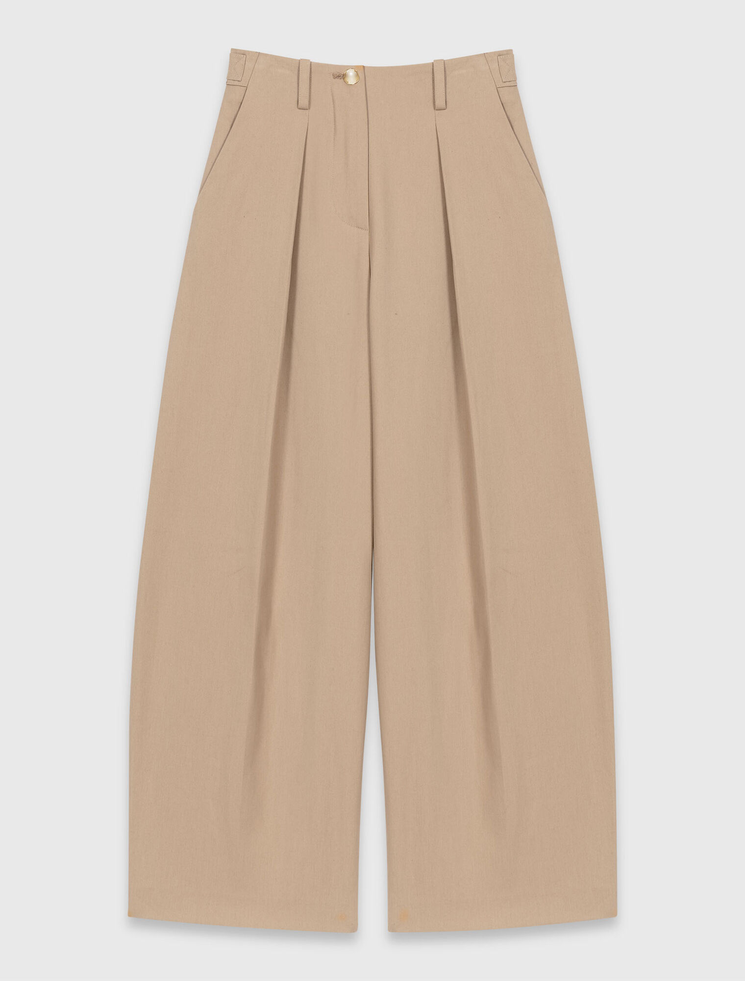 Cotton balloon trousers