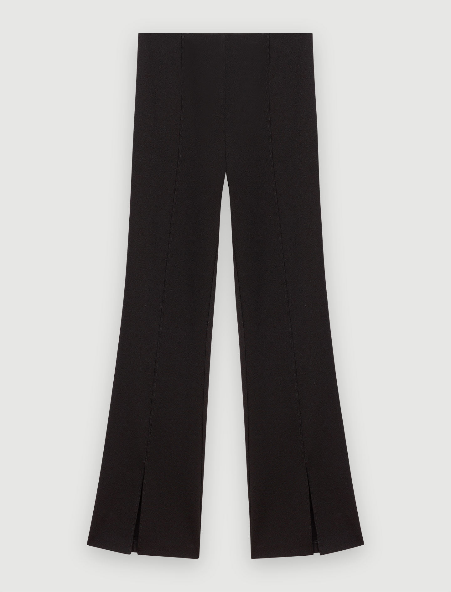 Black slit pants Black / Gray For Women | Maje