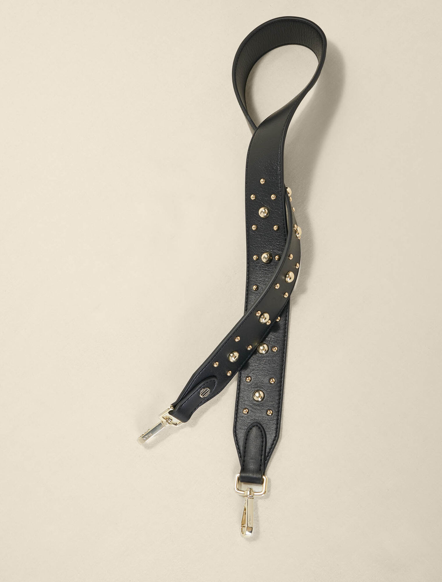Leather shoulder strap