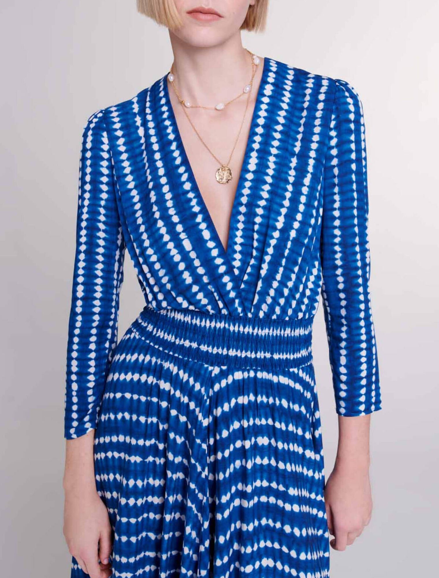 Asymmetrical maxi dress