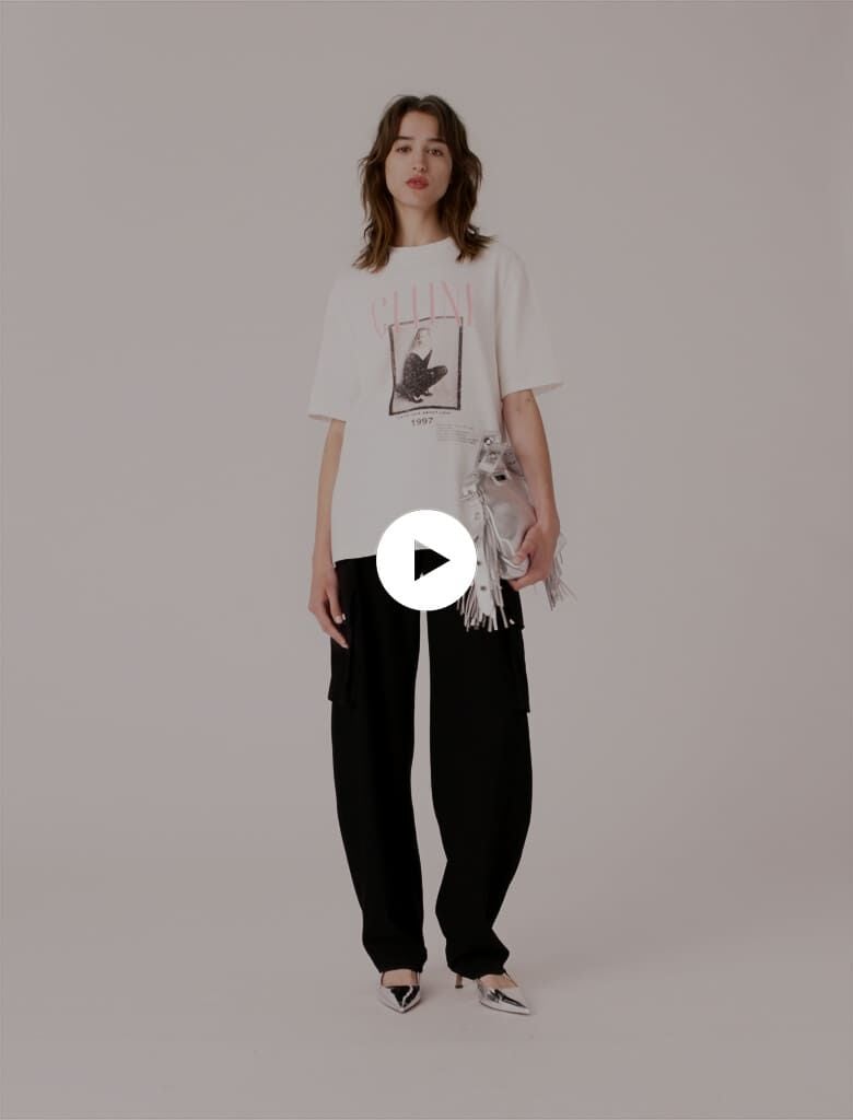 T-MAJE Maje x Céline Dion T-shirt Black / Gray for Women | Maje