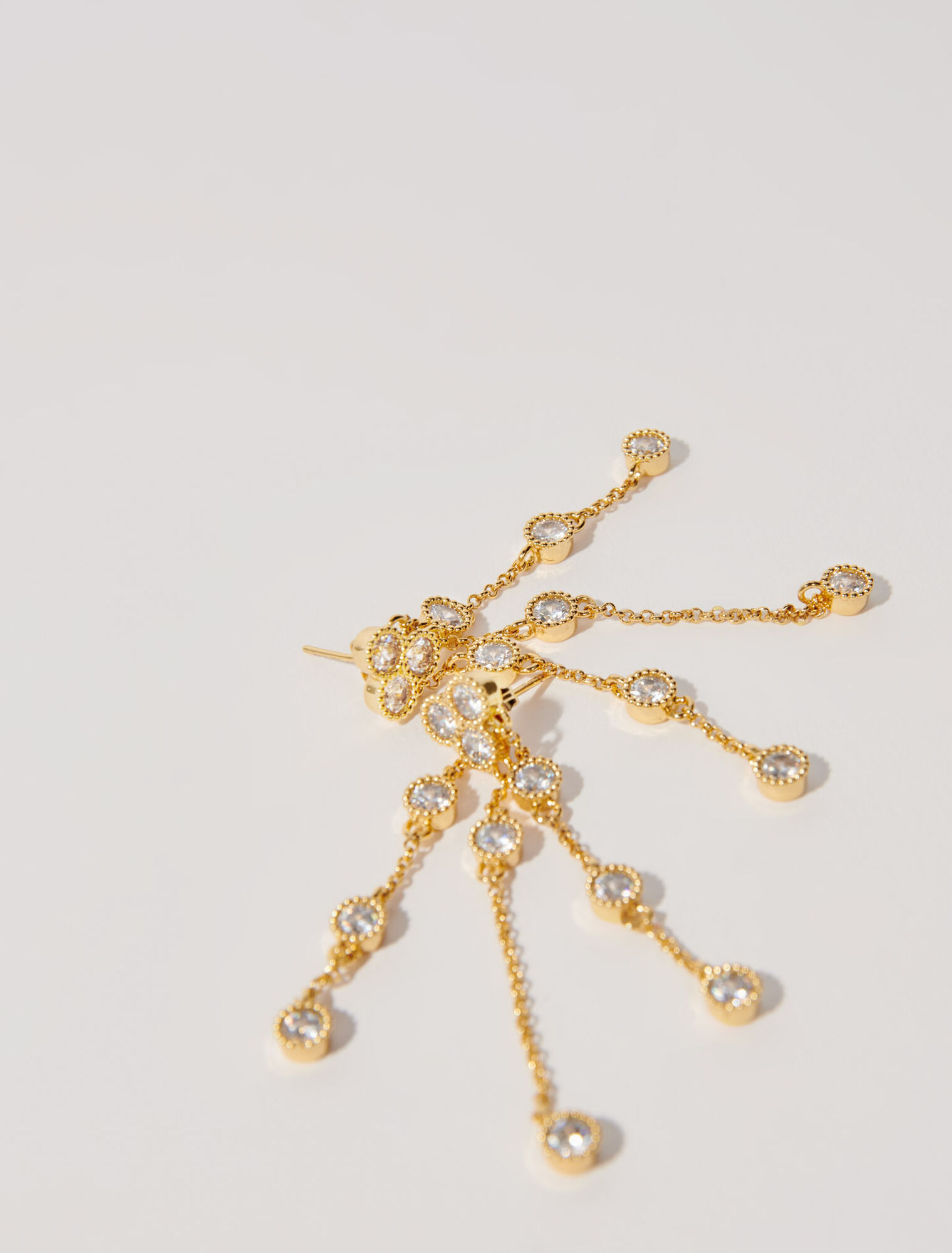 Goldplated recycled brass earrings Denim Jeans For Women Maje