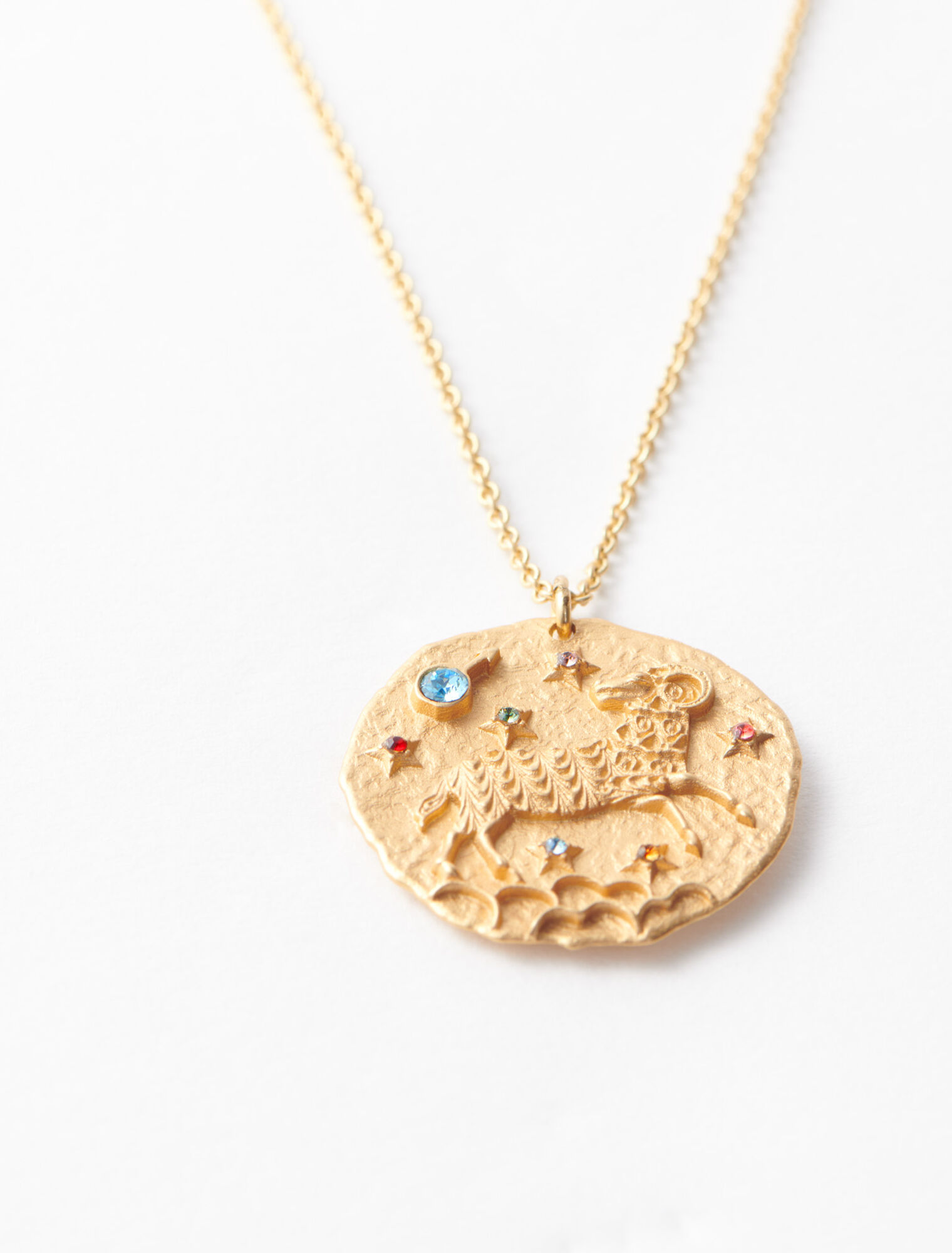 Aries astro medal