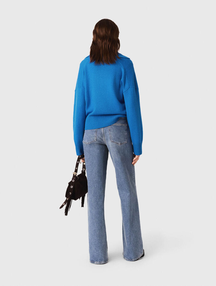 Wool-blend jumper