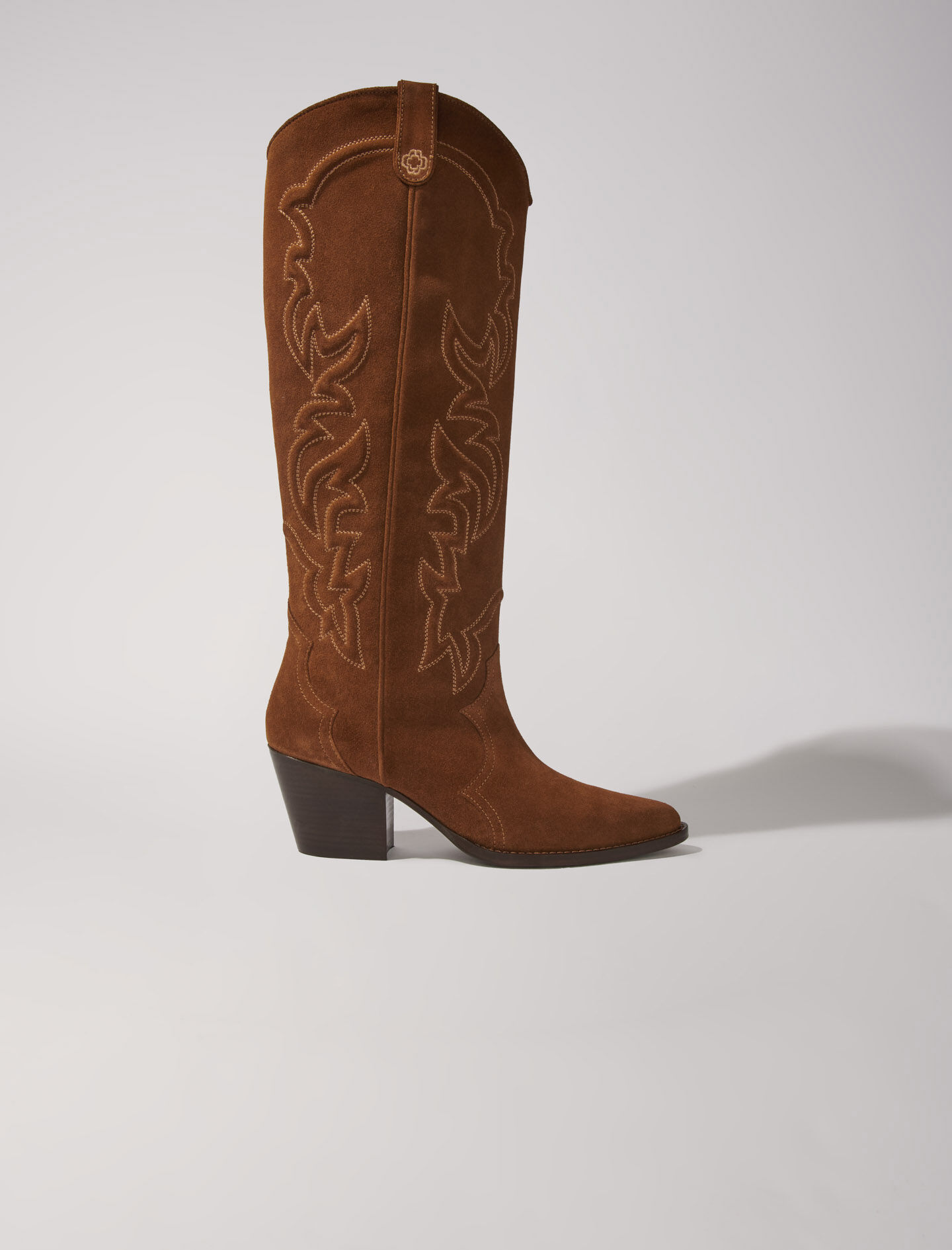 Boots dorées maje sales