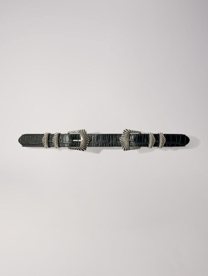 Double buckle belt