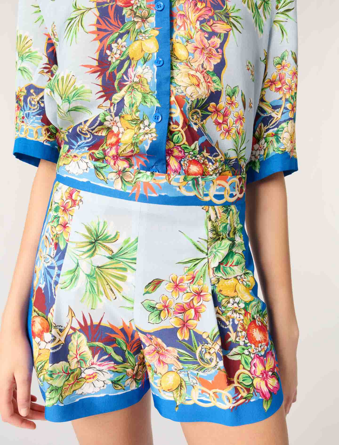Patterned shorts Multicolor For Women | Maje