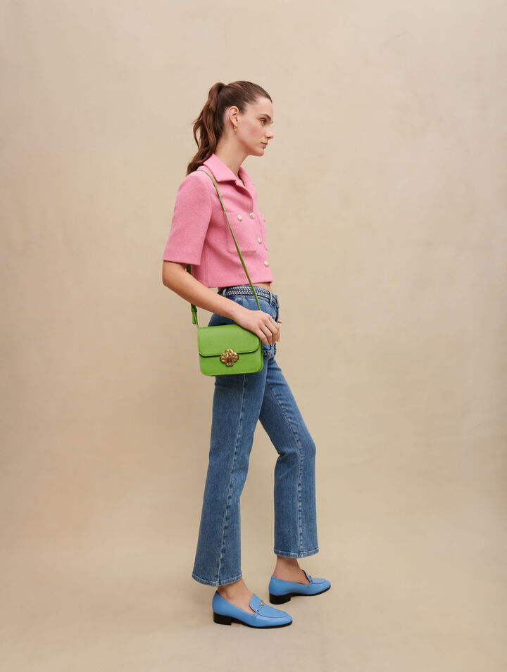 Jeans with braided details