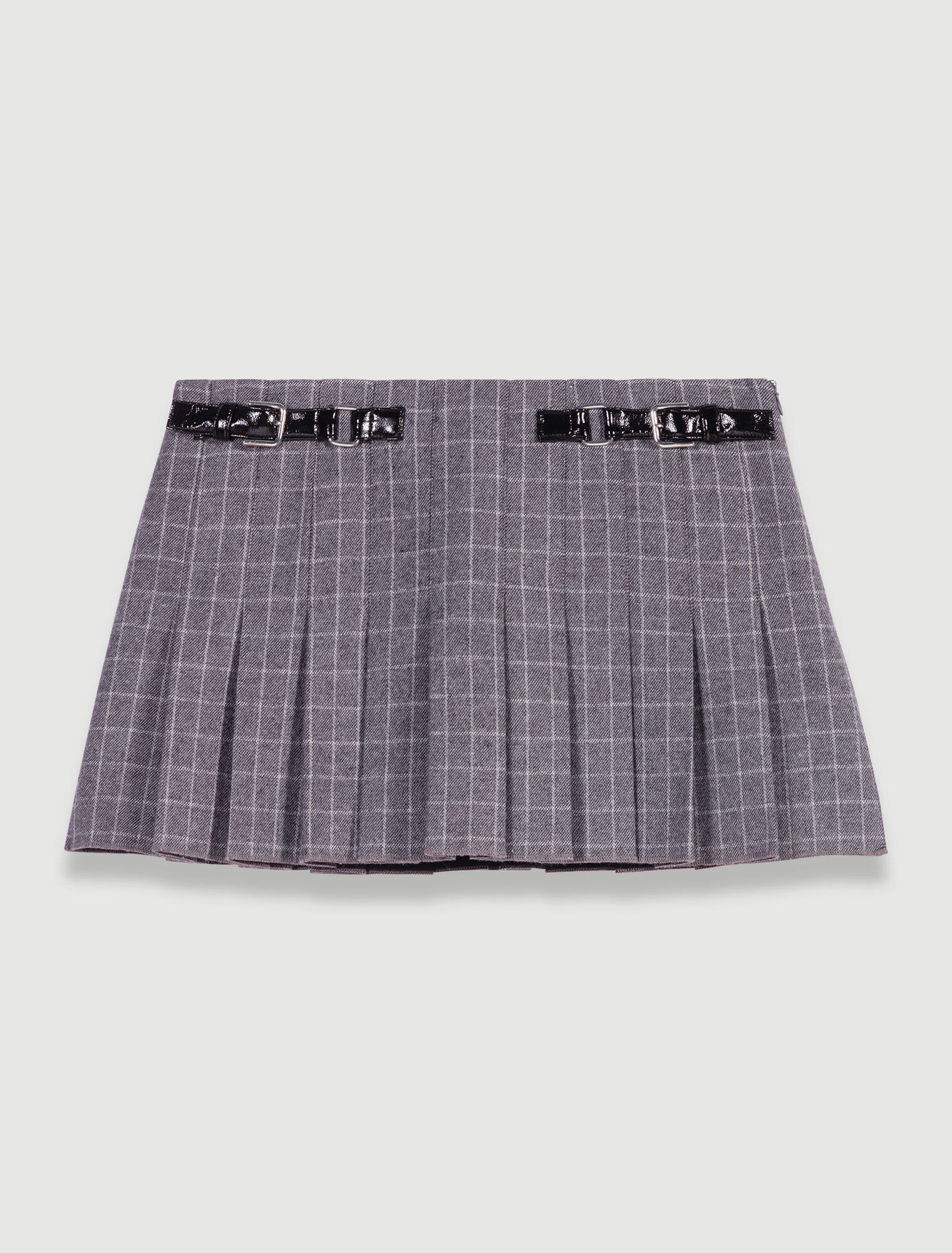 Short pleated skirt