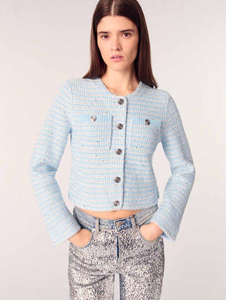 Sequinned cardigan