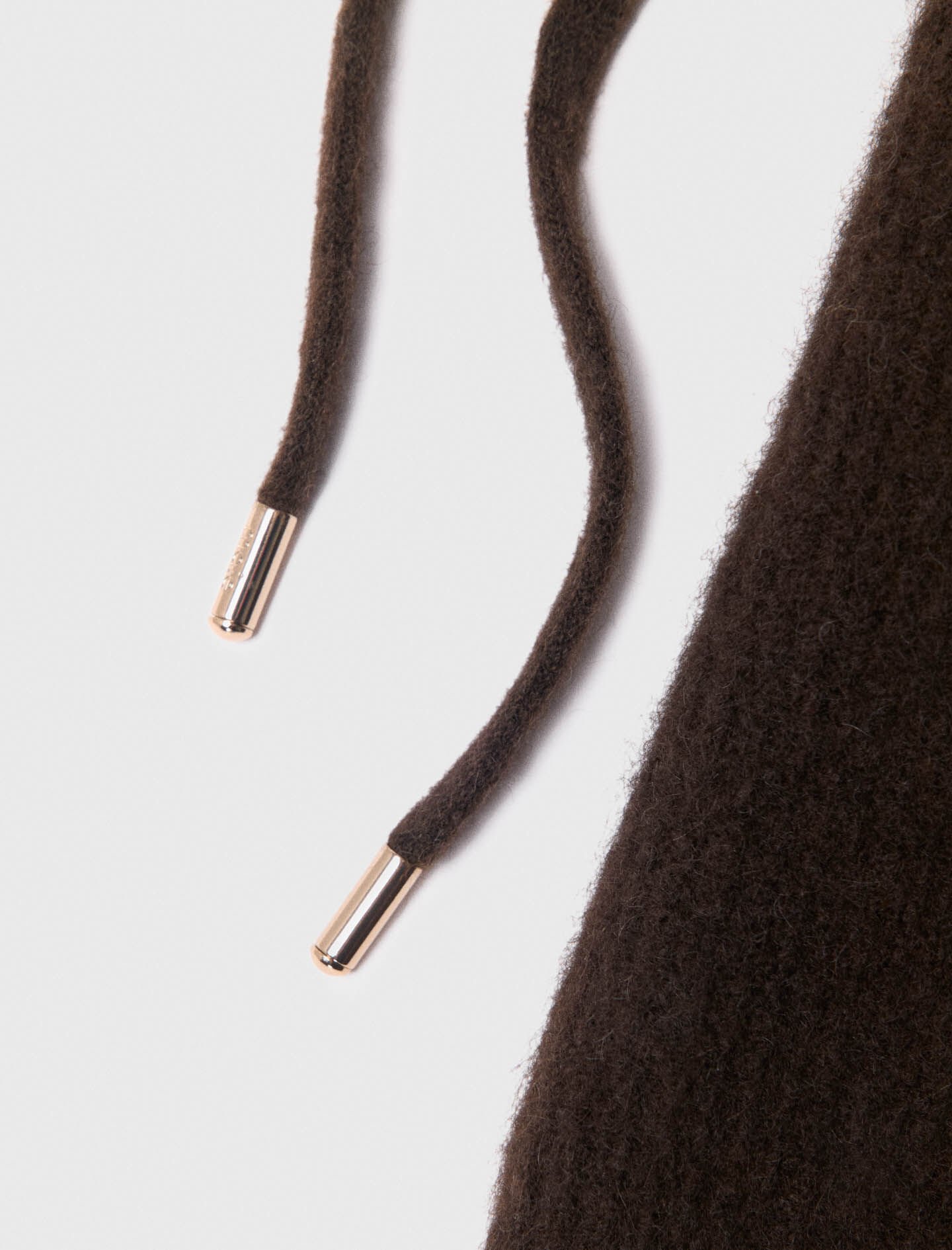 Yak wool balaclava Brown For Women | Maje