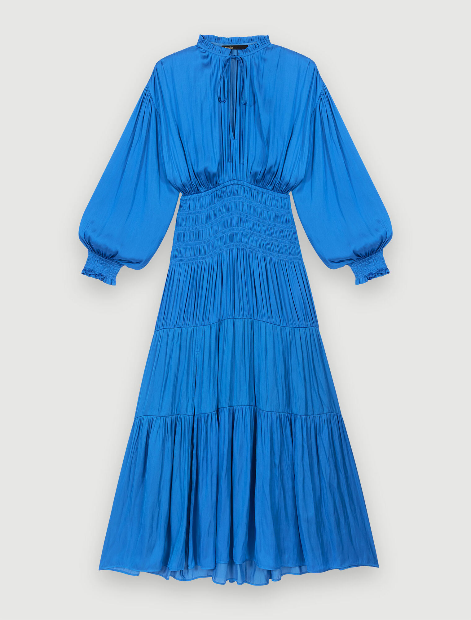 Long satiny dress