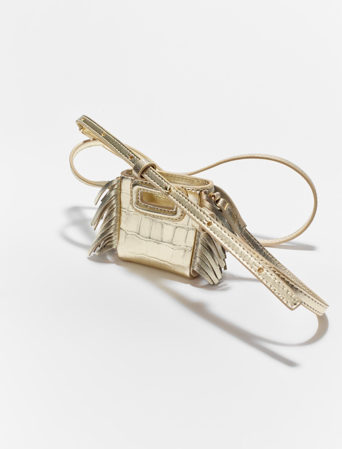 Mini M Bag for Airpods Denim - Jeans For Women | Maje