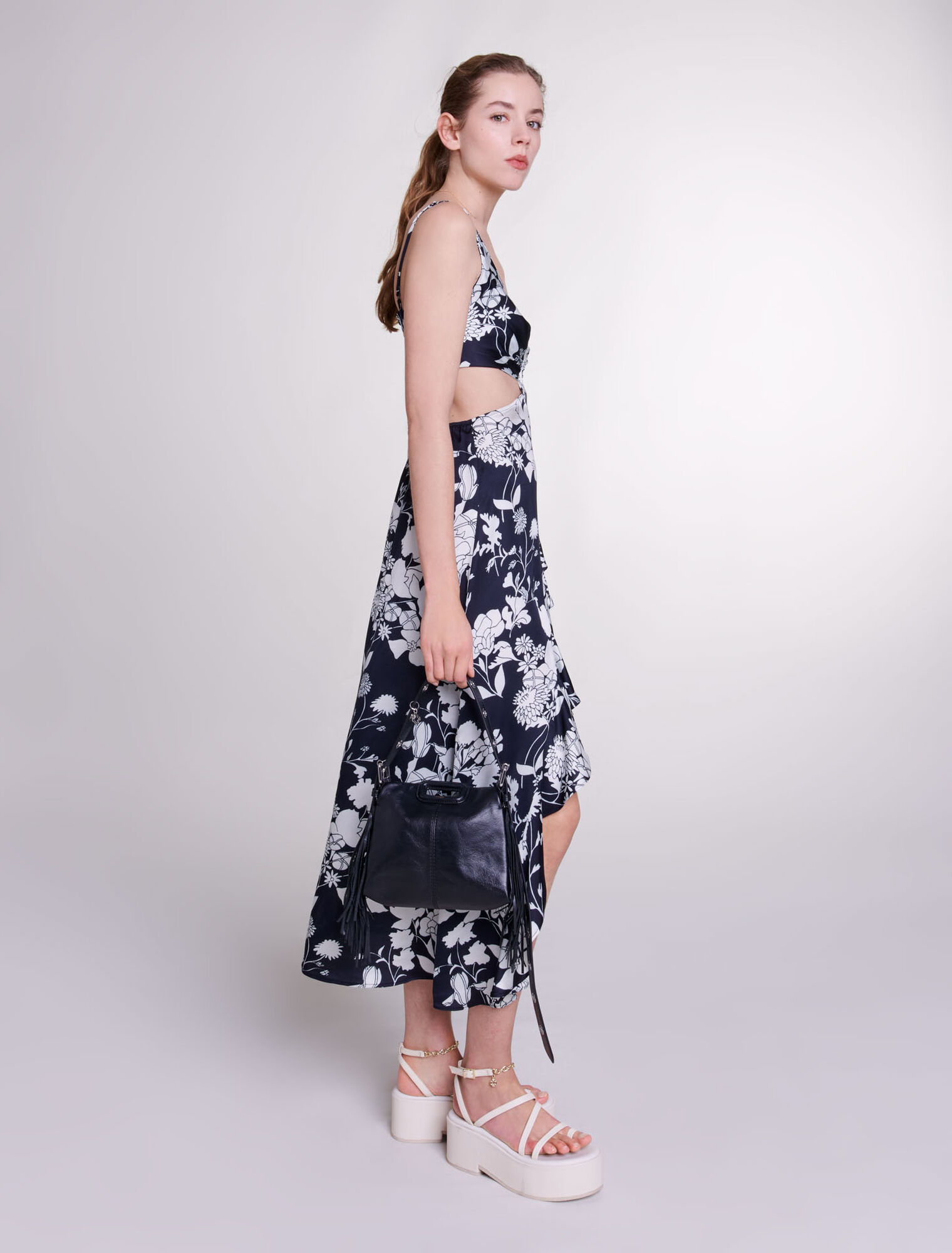 Cutaway maxi dress