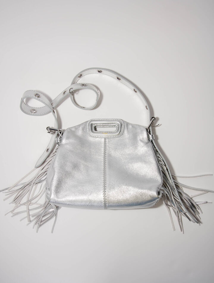 Metallic leather Miss M Mini bag