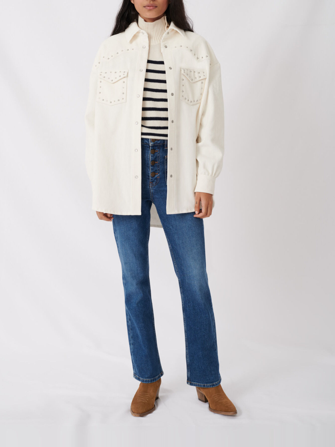 Maje jeans sale clearance