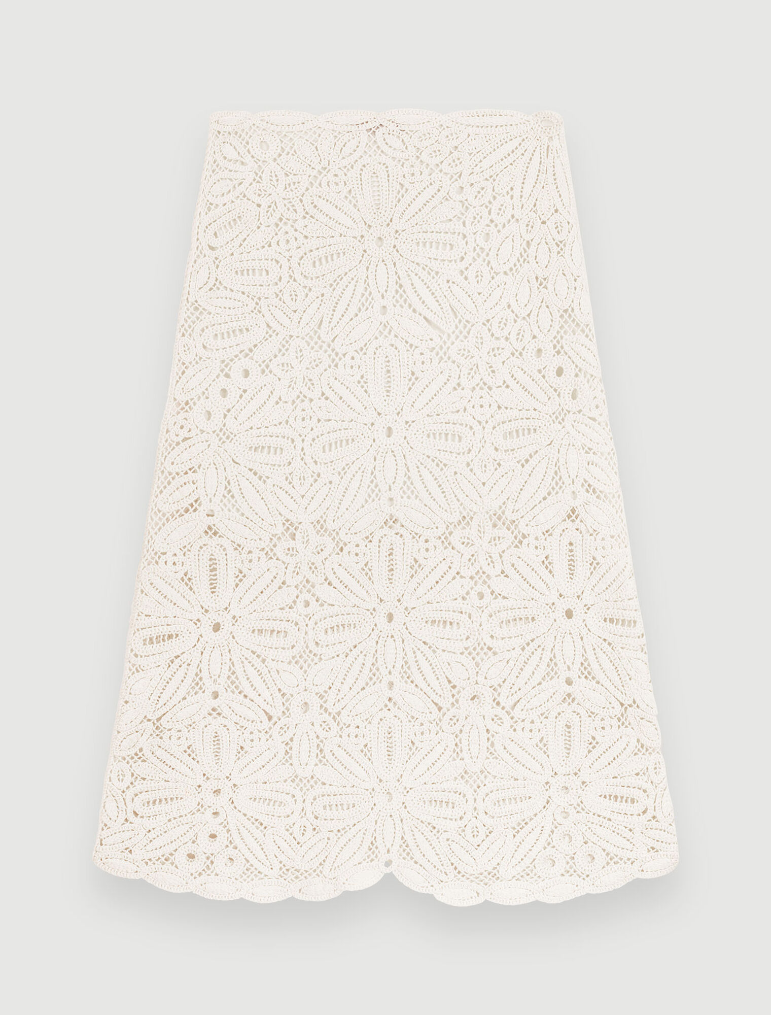Knit midi skirt