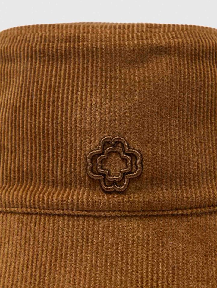 Reversible corduroy bucket hat