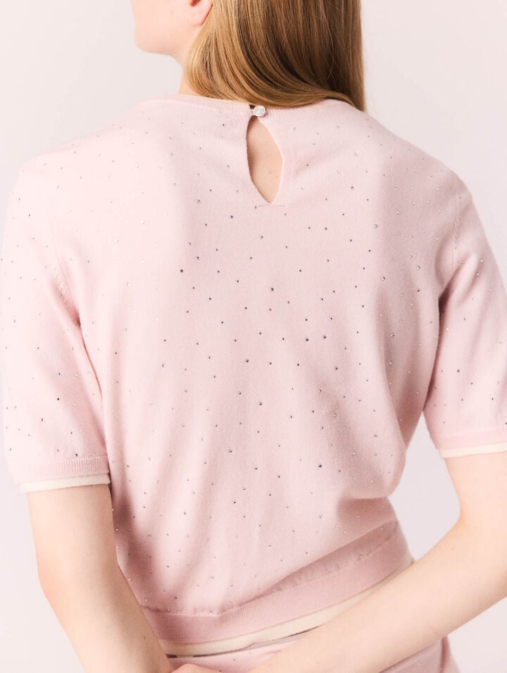 100% wool short-sleeve jumper