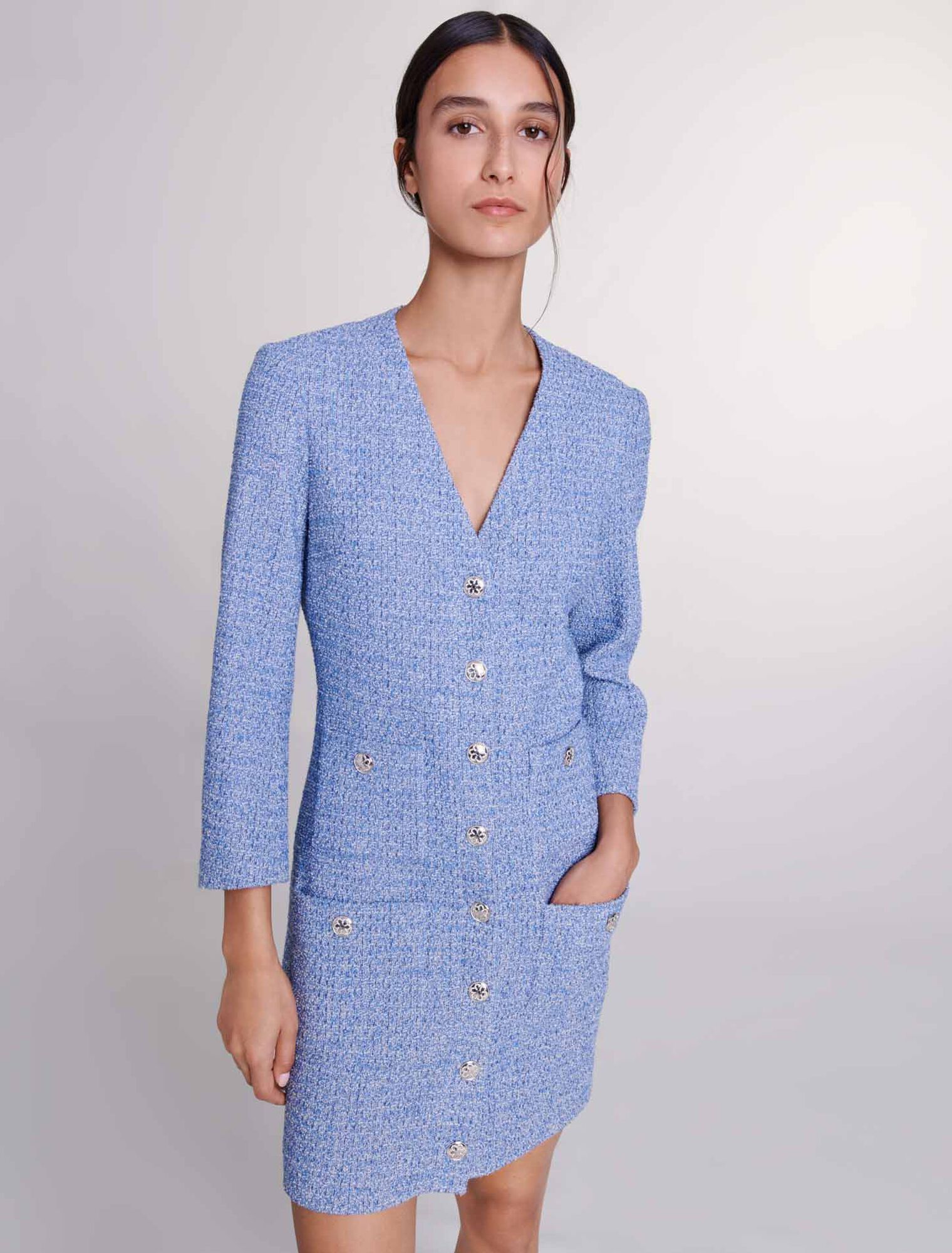 Short tweed dress