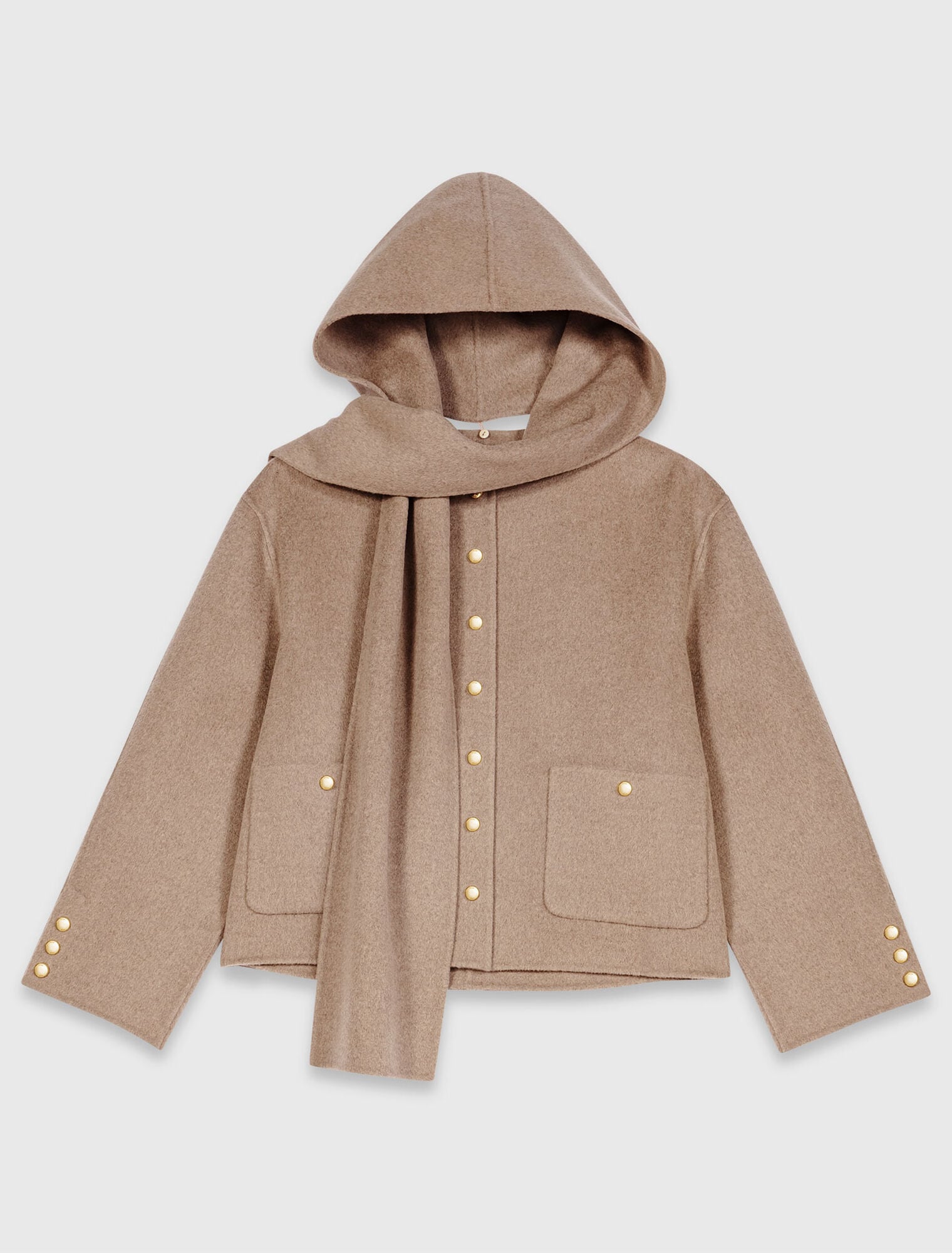 Short double-faced coat