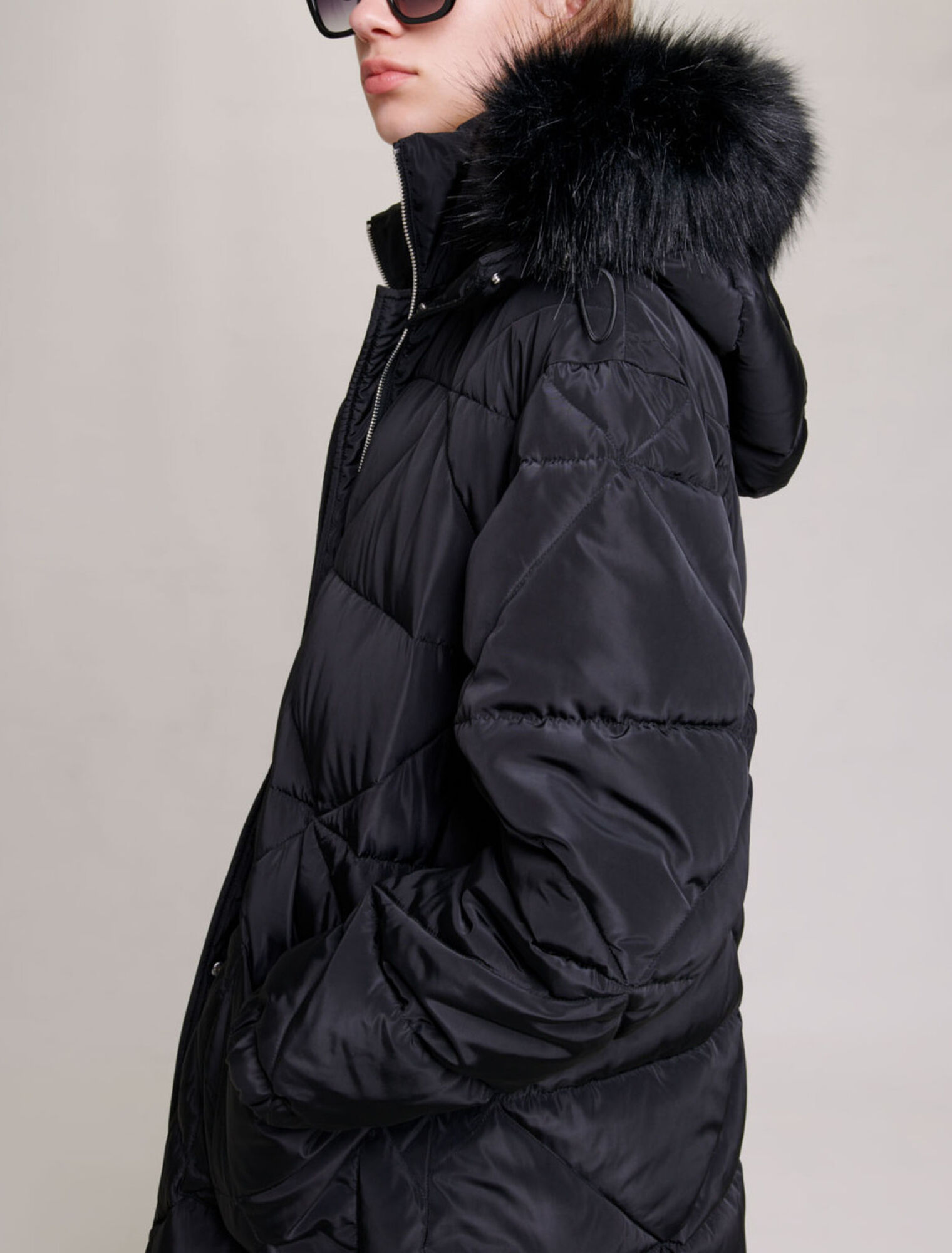 Long padded jacket