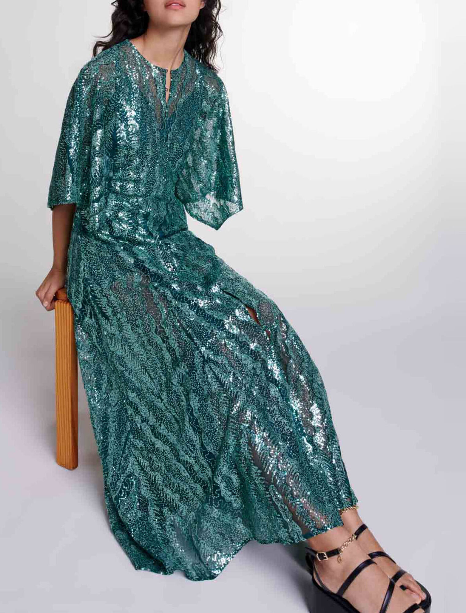 Sequin maxi dress