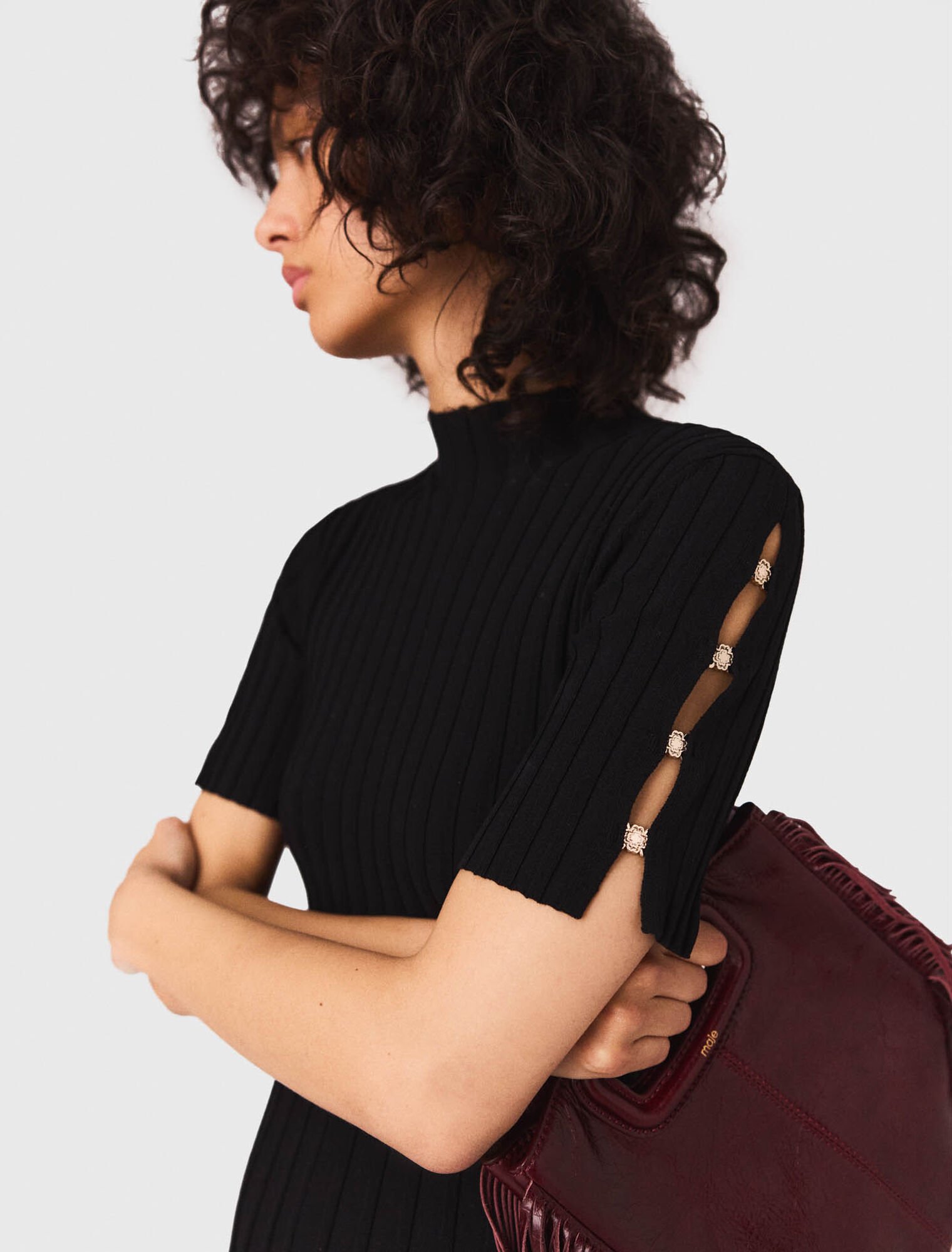 Mini knit dress