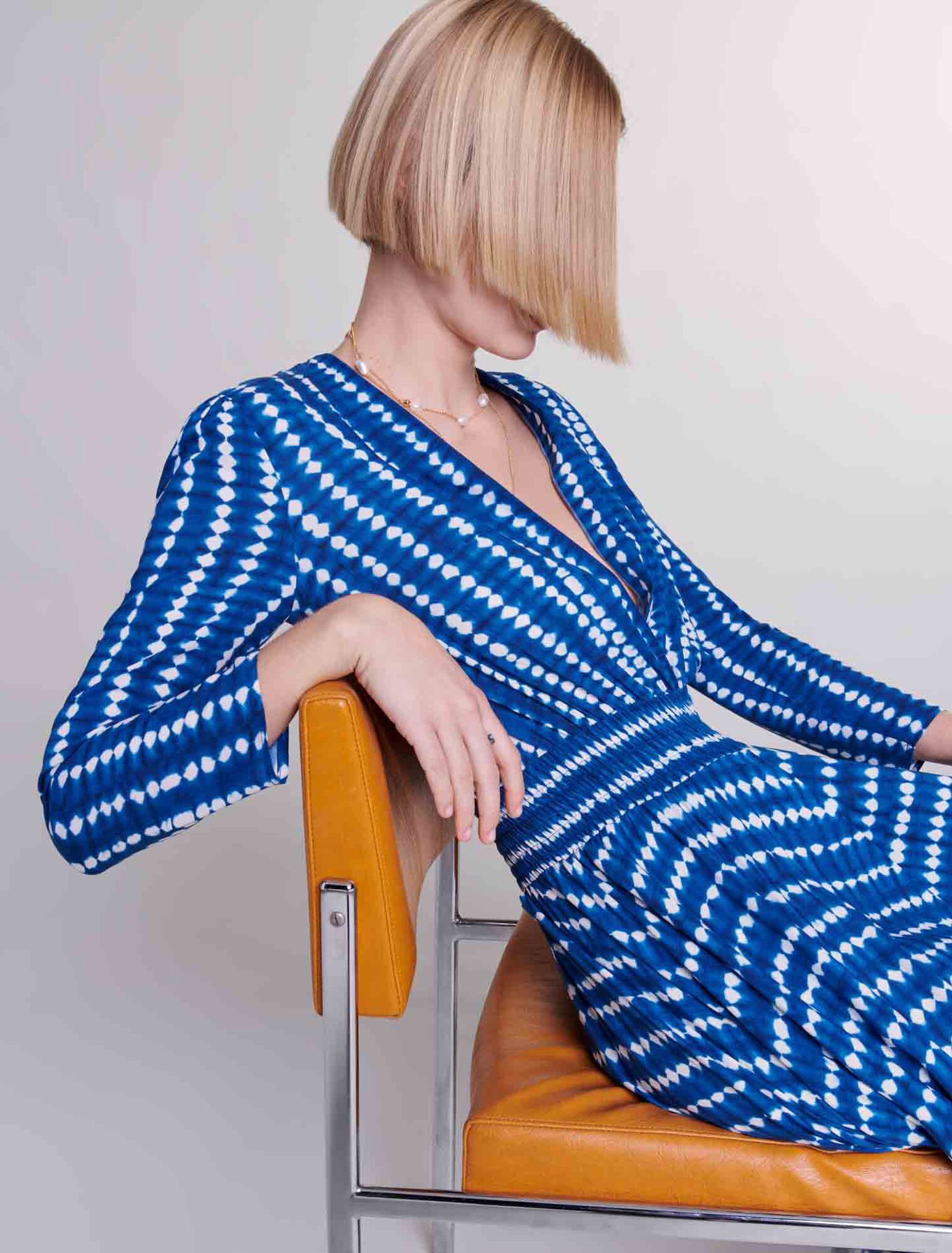 Asymmetrical maxi dress