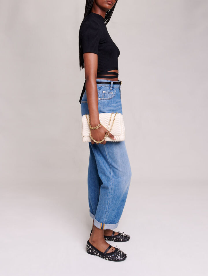 Criss-cross cropped top