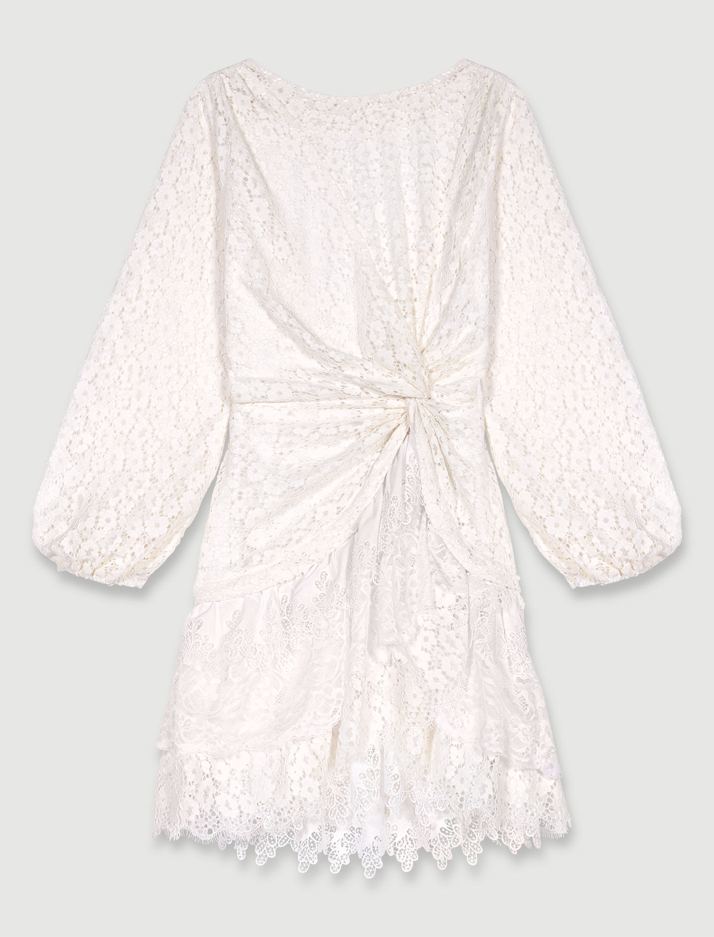 Draped lace dress Draped lace dress