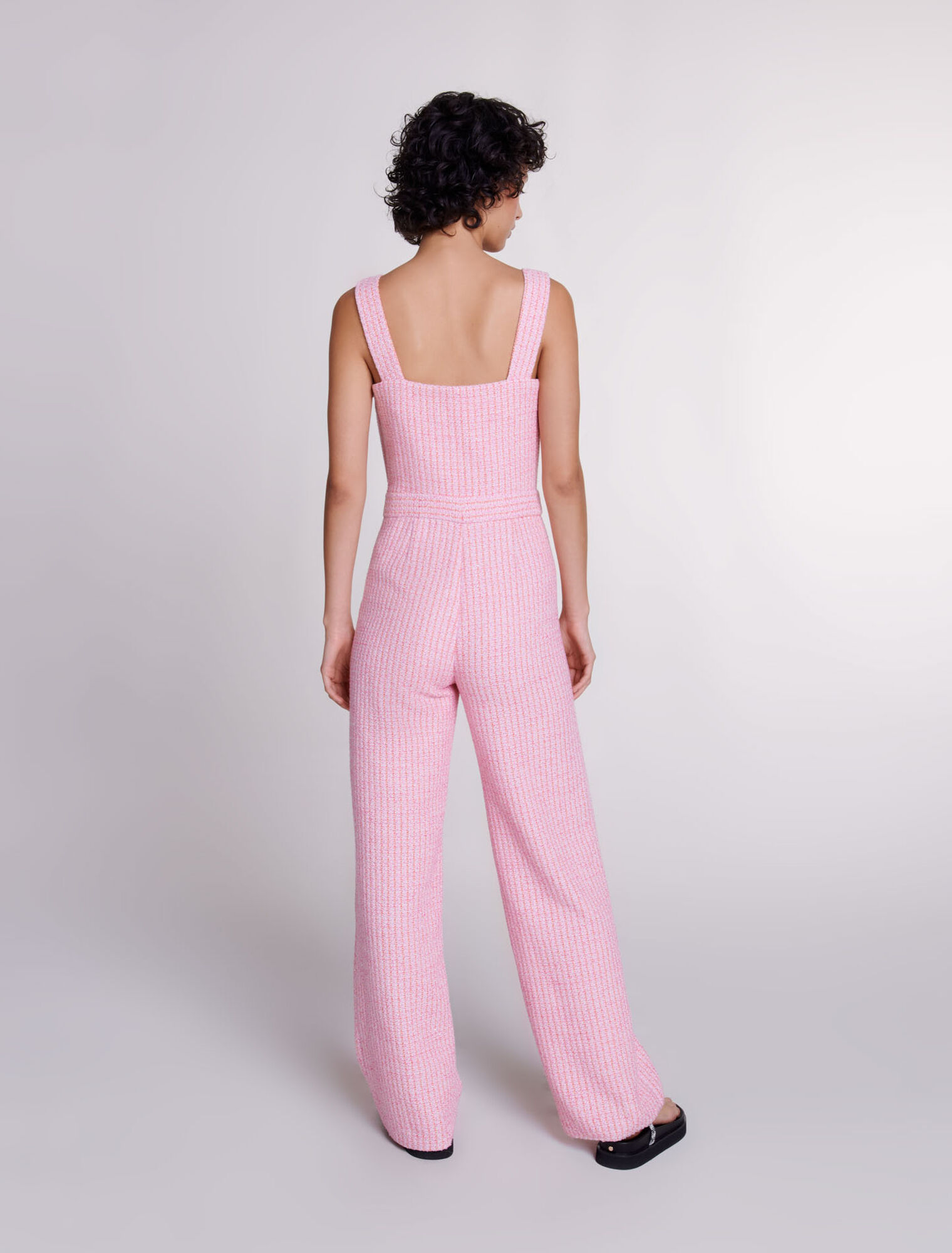 Tweed dungarees