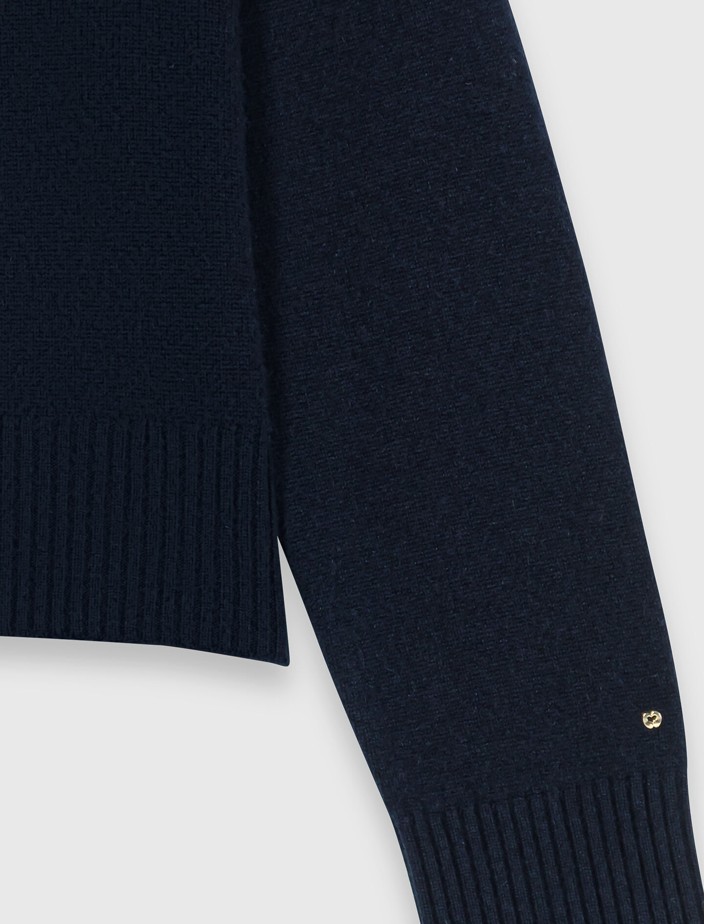High-Neck Cashmere Sweater
