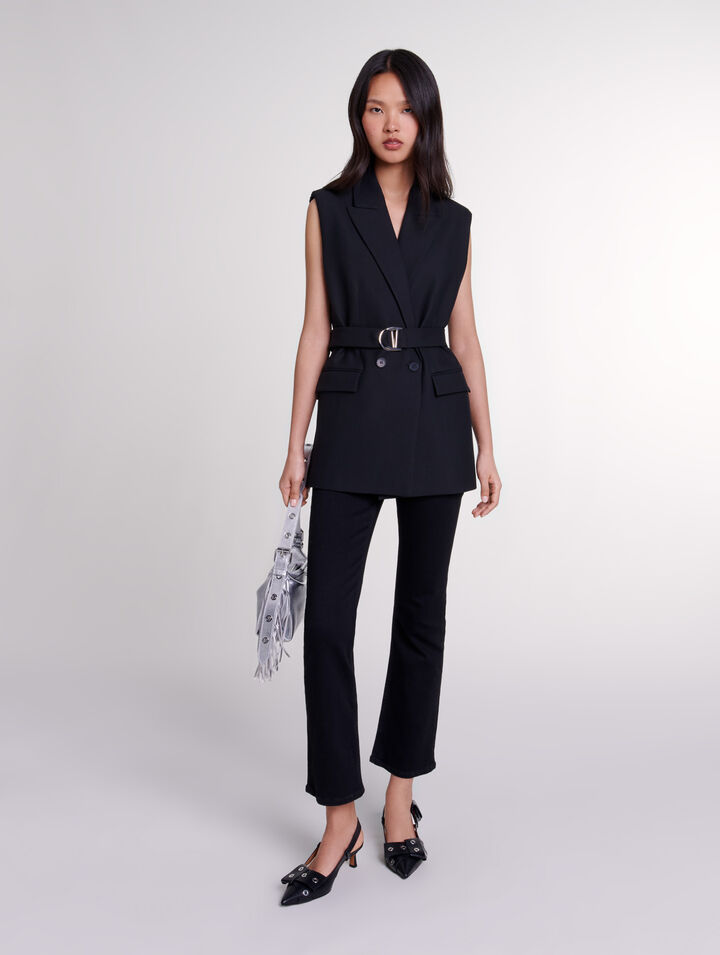 Sleeveless suit jacket 
