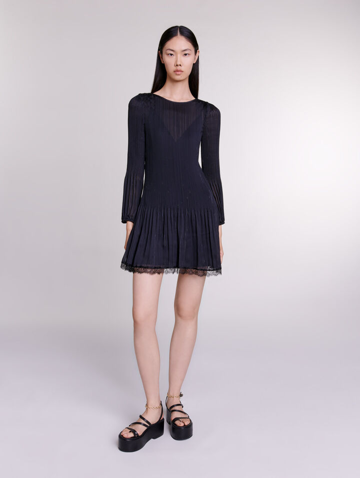 Short pleated dress