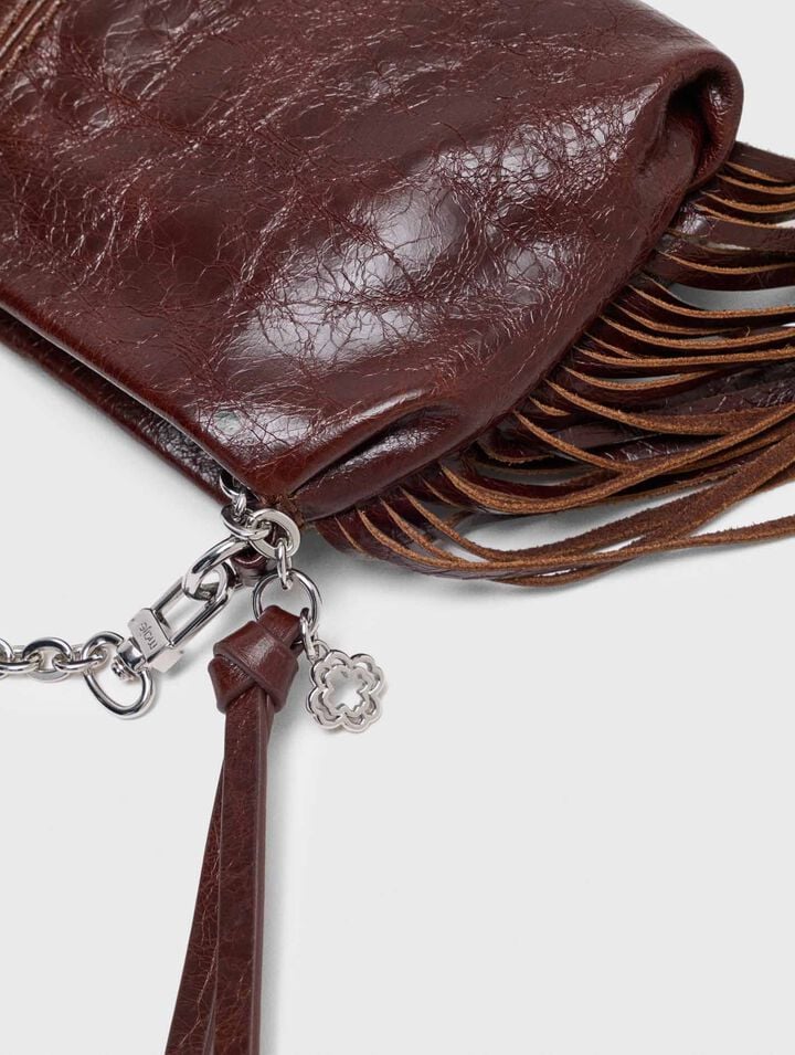 Patent leather Miss M clutch bag