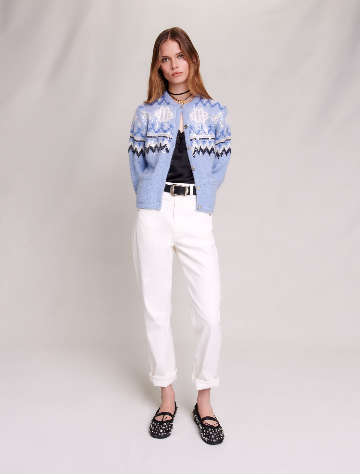 Knit cardigan