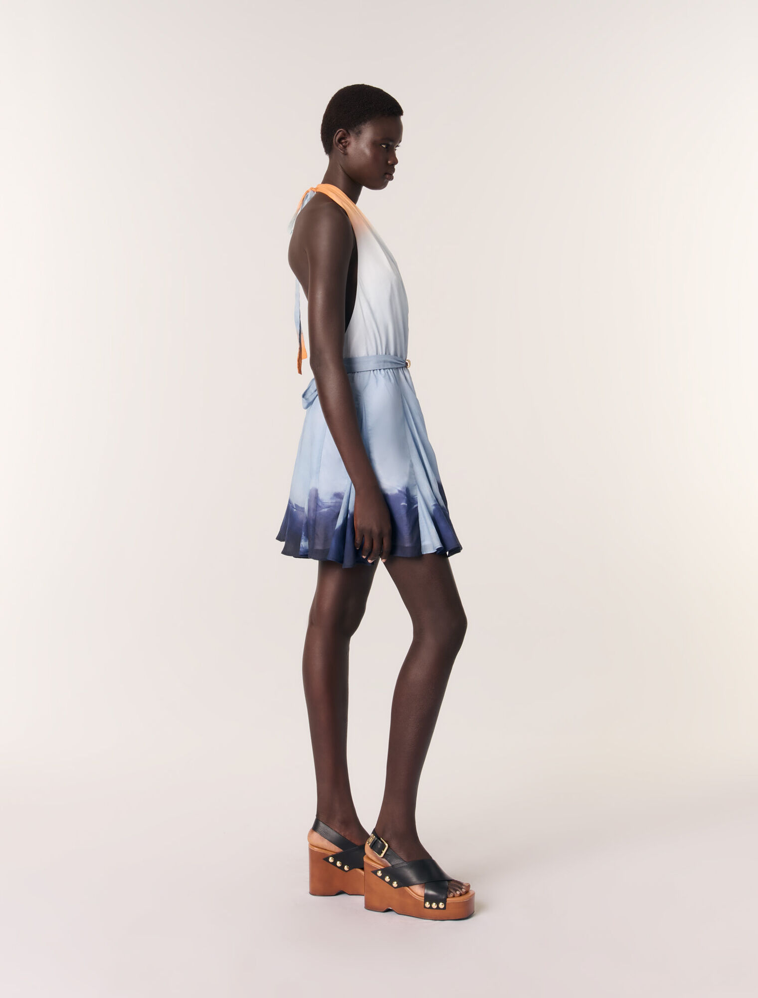 Mini tie-dye dress