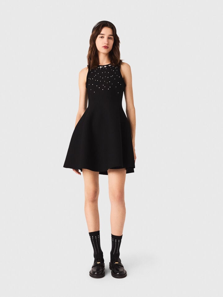 Jewelled skater dress