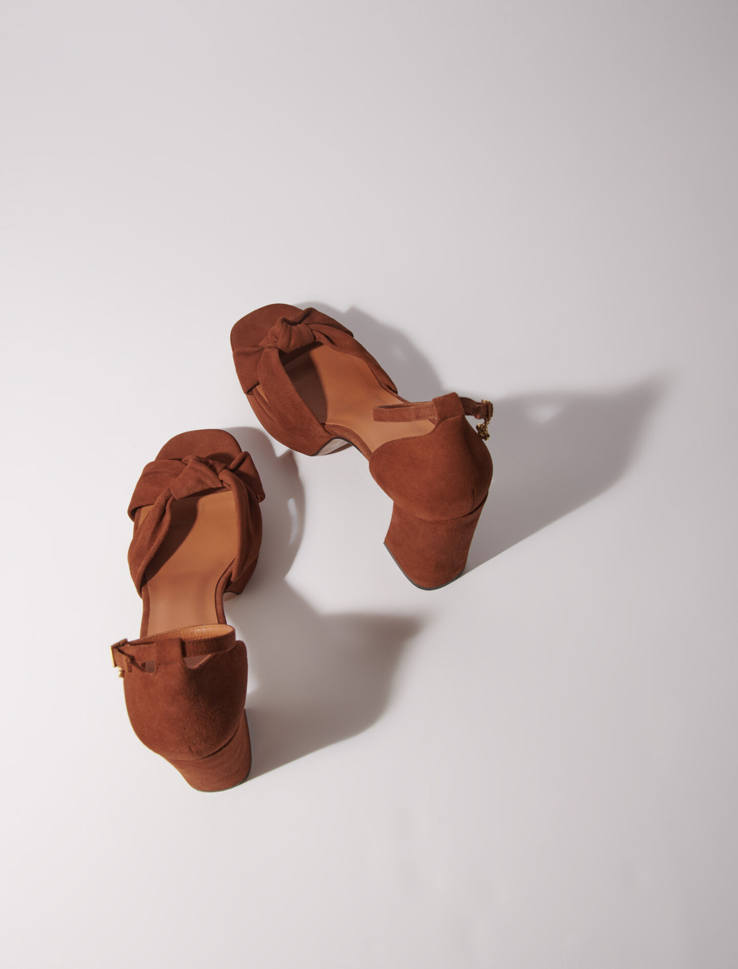 希少 黒入荷！ Suede platform Maje | Women For Brown sandals 靴