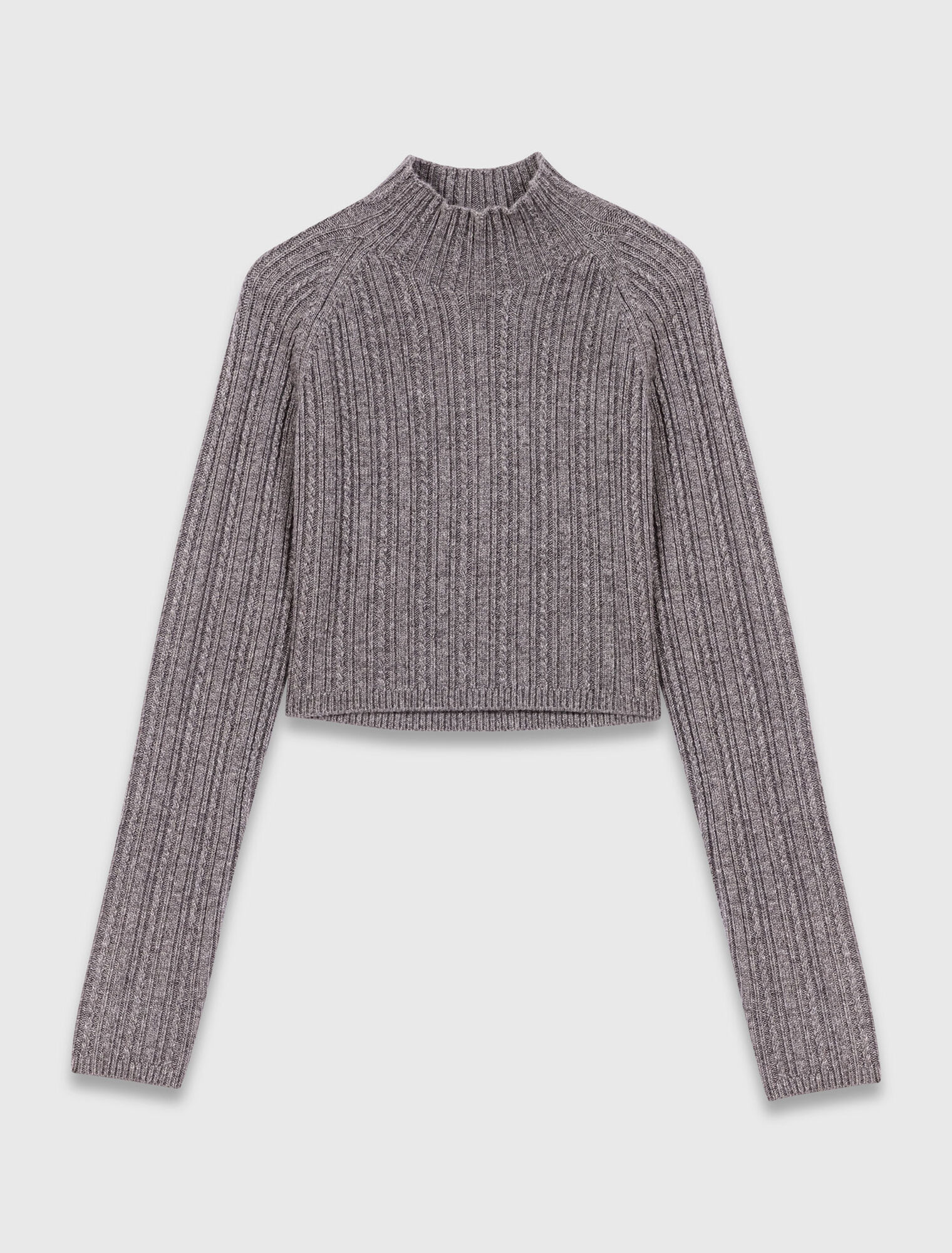Knit dress with removable sweater