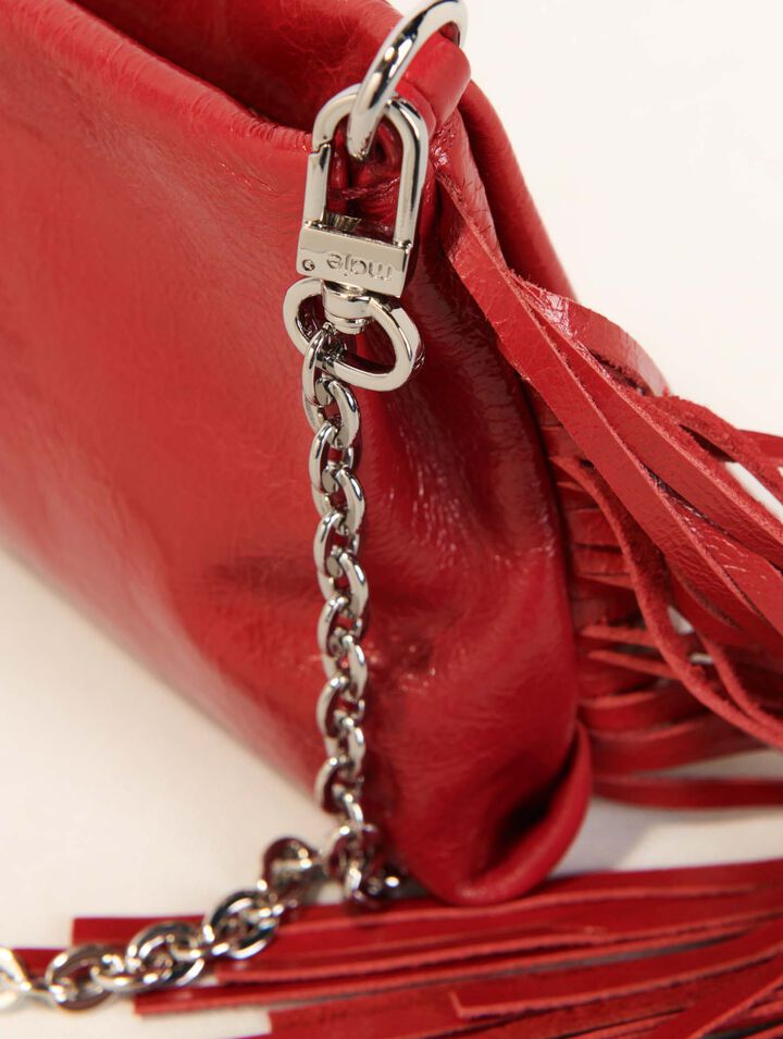 Miss M Pouch patent leather clutch